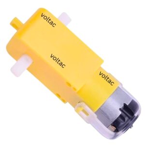 Yellow plastic gear motor