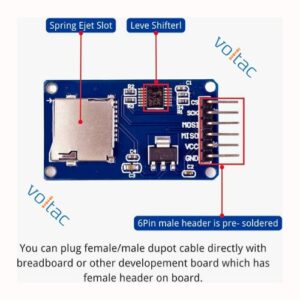 MicroSD Card Module for Arduino