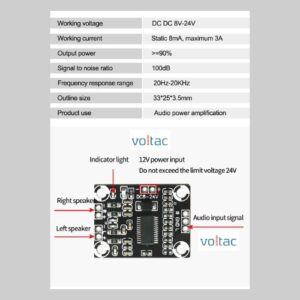 CA 3110 Audio Stereo Amplifier Board