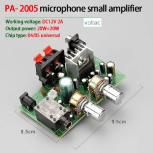TDA2005 Dual Channel Digital Amplifier Board Microphone