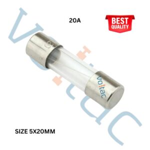 20A Glass Fuse 20mm
