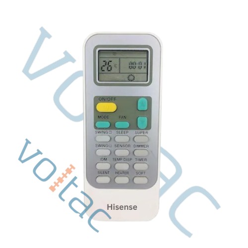 Hisense Air conditioner remote
